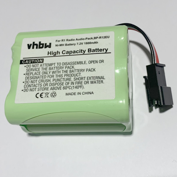 Batterij v. BP-R12EU Tivoli PP-2, MA-4 1800mAh